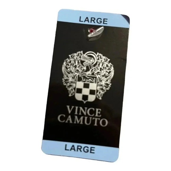 NEW Vince Camuto Size Large Stretchy Pink & Ivory Pleated Midi Twiggy Dot Skirt - Picture 4 of 4